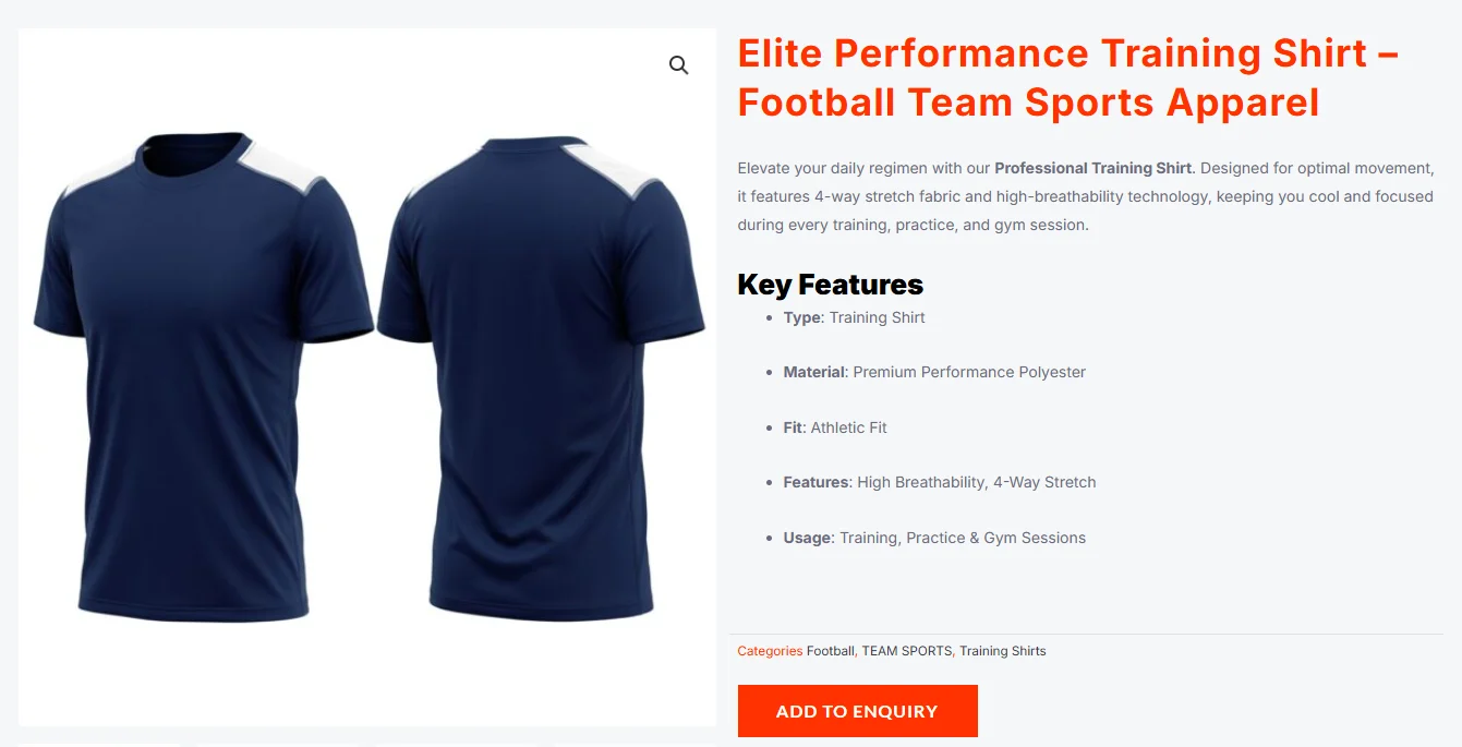 Product page